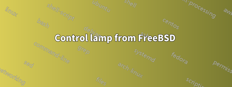 Control lamp from FreeBSD