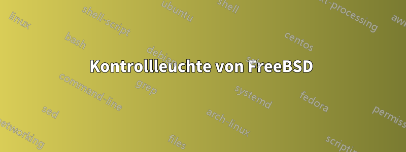 Kontrollleuchte von FreeBSD