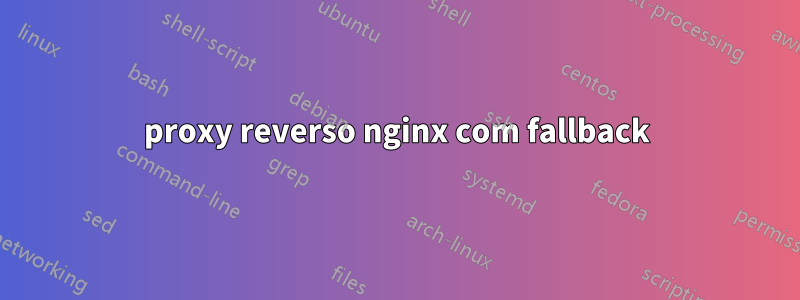 proxy reverso nginx com fallback