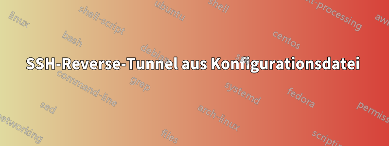 SSH-Reverse-Tunnel aus Konfigurationsdatei