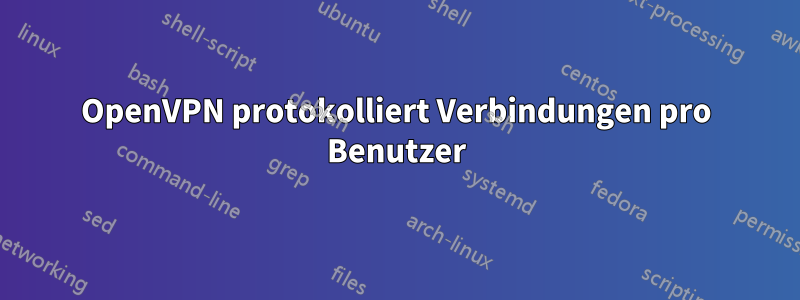 OpenVPN protokolliert Verbindungen pro Benutzer