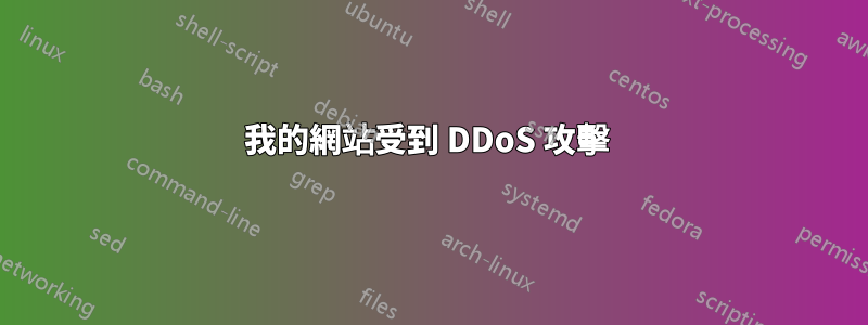 我的網站受到 DDoS 攻擊 