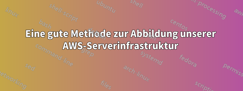 Eine gute Methode zur Abbildung unserer AWS-Serverinfrastruktur