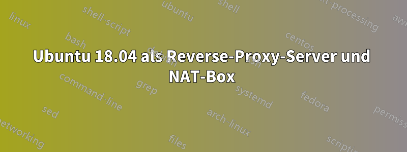 Ubuntu 18.04 als Reverse-Proxy-Server und NAT-Box