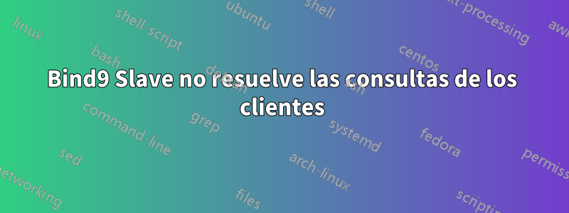 Bind9 Slave no resuelve las consultas de los clientes