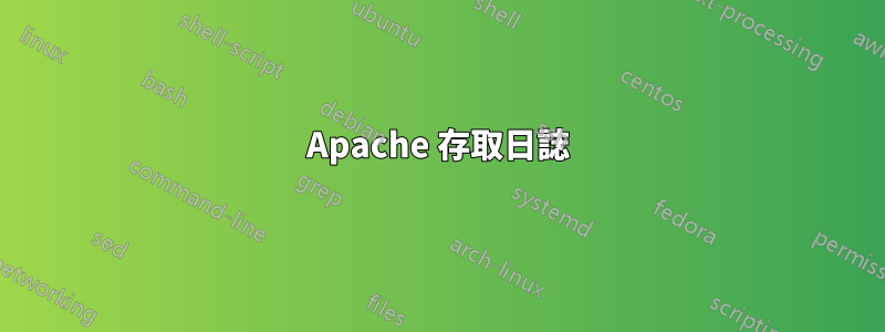 Apache 存取日誌