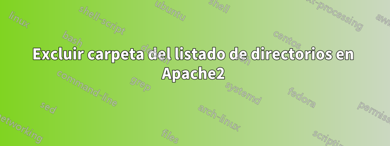 Excluir carpeta del listado de directorios en Apache2