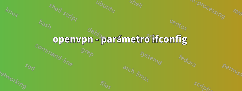 openvpn - parámetro ifconfig