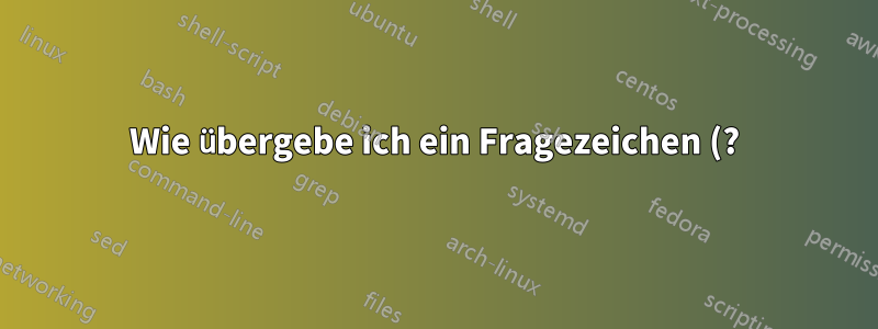 Wie übergebe ich ein Fragezeichen (?) im Kennwort für die HTTP-Basisauthentifizierung in URL-Parametern?