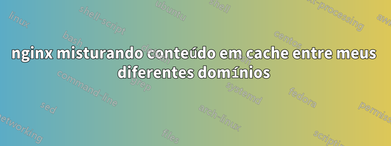 nginx misturando conteúdo em cache entre meus diferentes domínios