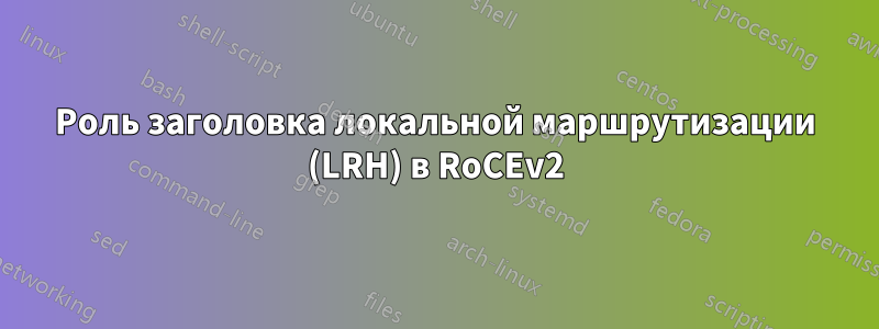 Роль заголовка локальной маршрутизации (LRH) в RoCEv2