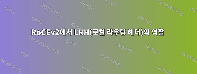 RoCEv2에서 LRH(로컬 라우팅 헤더)의 역할