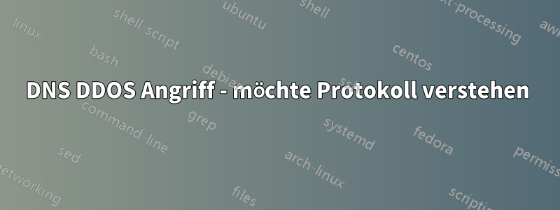DNS DDOS Angriff - möchte Protokoll verstehen