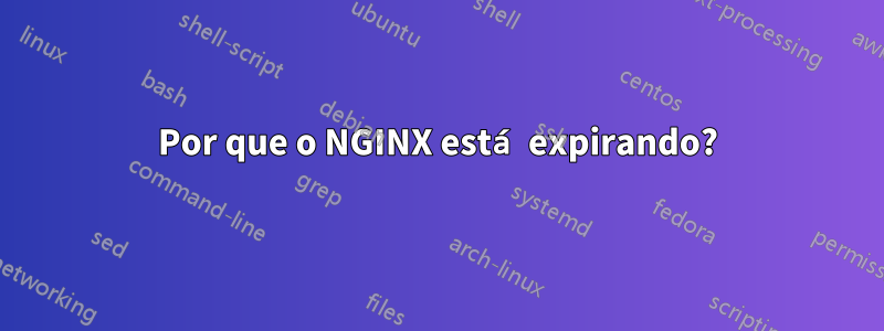 Por que o NGINX está expirando?