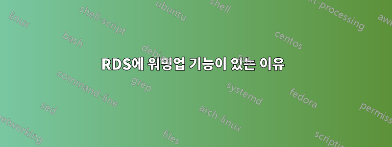 RDS에 워밍업 기능이 있는 이유 