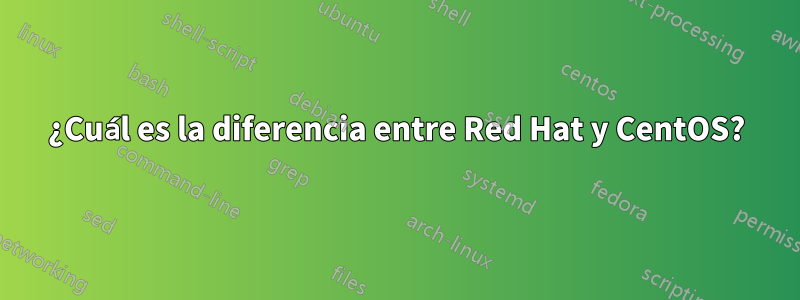 ¿Cuál es la diferencia entre Red Hat y CentOS?