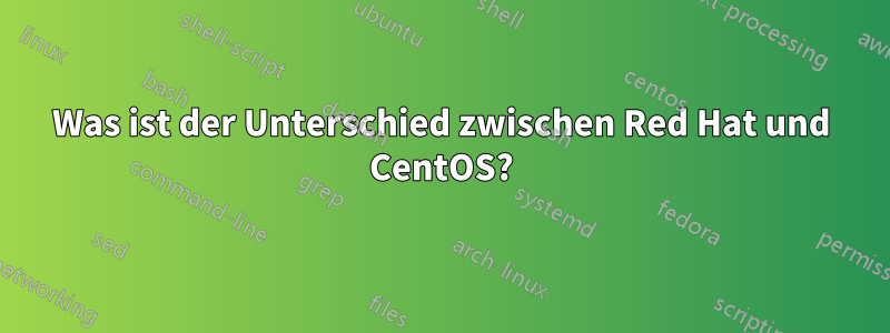 Was ist der Unterschied zwischen Red Hat und CentOS?