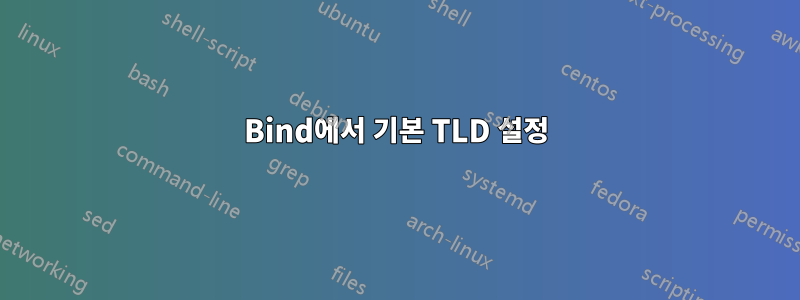 Bind에서 기본 TLD 설정