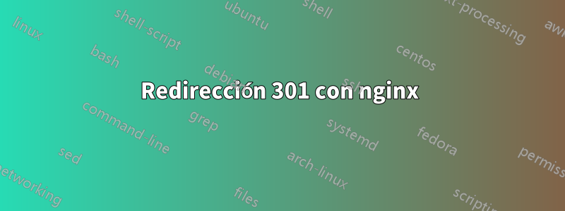 Redirección 301 con nginx