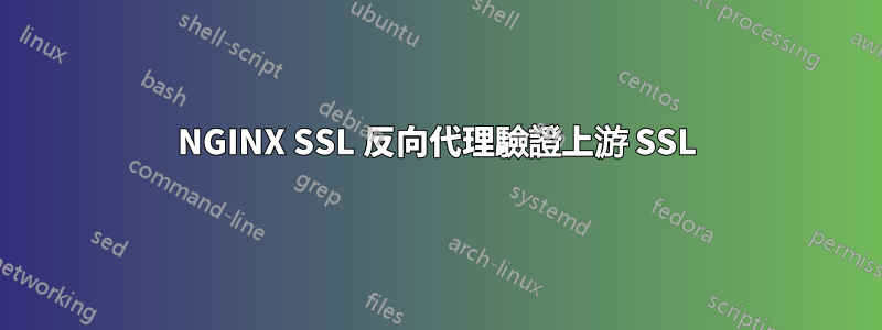 NGINX SSL 反向代理驗證上游 SSL