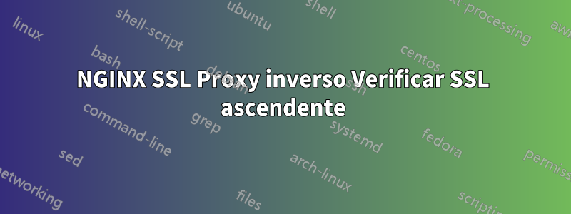 NGINX SSL Proxy inverso Verificar SSL ascendente