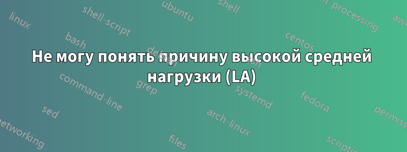 Не могу понять причину высокой средней нагрузки (LA)