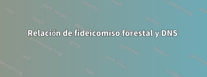 Relación de fideicomiso forestal y DNS