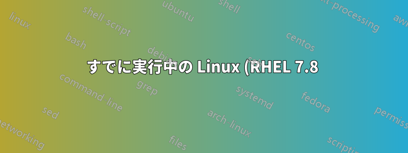 すでに実行中の Linux (RHEL 7.8) インスタンスから 2 番目のディスクに Linux をインストールする