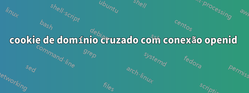 cookie de domínio cruzado com conexão openid