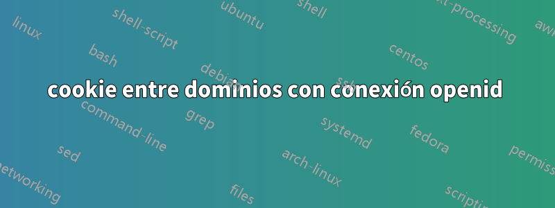 cookie entre dominios con conexión openid