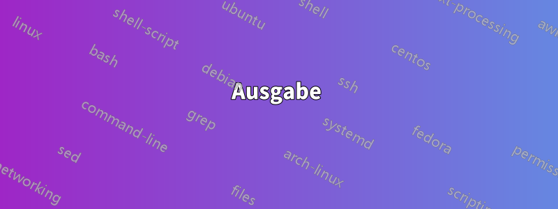 Ausgabe