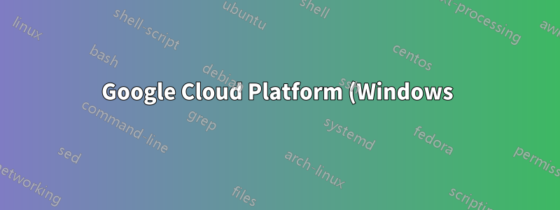 Google Cloud Platform (Windows) 上的 Android Studio:錯誤,無法在虛擬機器上執行