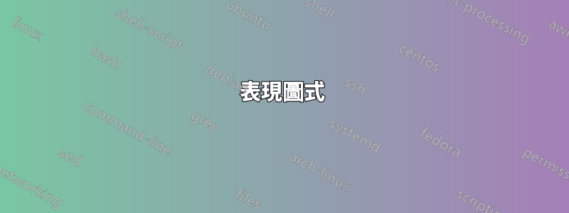 表現圖式