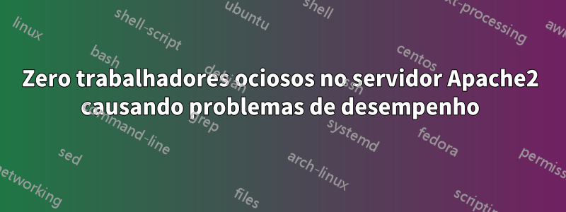 Zero trabalhadores ociosos no servidor Apache2 causando problemas de desempenho