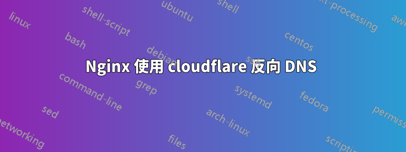 Nginx 使用 cloudflare 反向 DNS