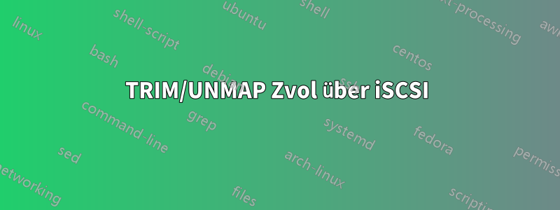 TRIM/UNMAP Zvol über iSCSI