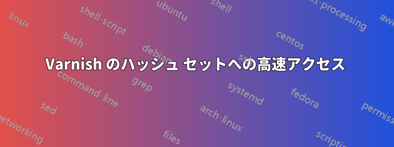 Varnish のハッシュ セットへの高速アクセス