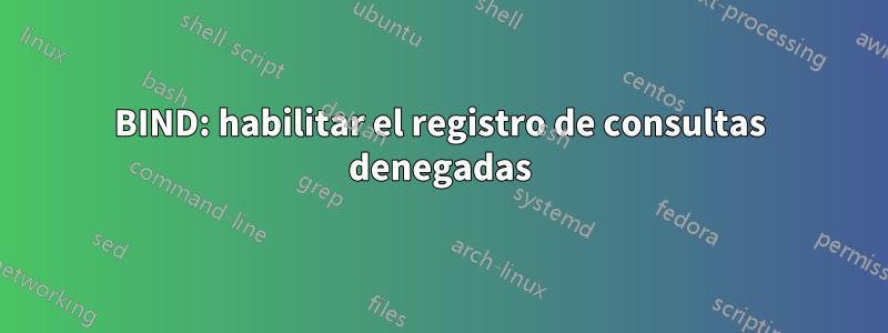 BIND: habilitar el registro de consultas denegadas