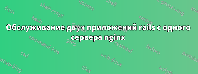 Обслуживание двух приложений rails с одного сервера nginx