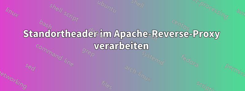 Standortheader im Apache-Reverse-Proxy verarbeiten