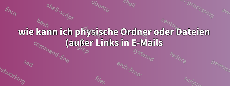 wie kann ich physische Ordner oder Dateien (außer Links in E-Mails) zwischen diesen beiden Subdomänen teilen?