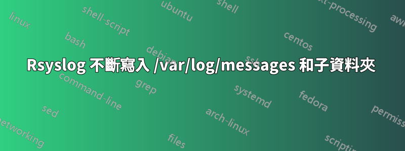 Rsyslog 不斷寫入 /var/log/messages 和子資料夾