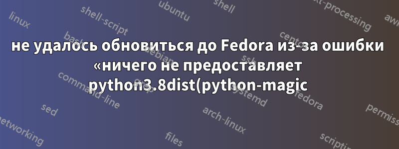 не удалось обновиться до Fedora из-за ошибки «ничего не предоставляет python3.8dist(python-magic)»