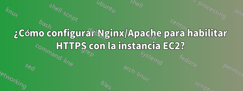 ¿Cómo configurar Nginx/Apache para habilitar HTTPS con la instancia EC2?