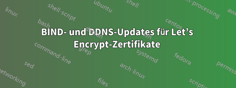 BIND- und DDNS-Updates für Let’s Encrypt-Zertifikate