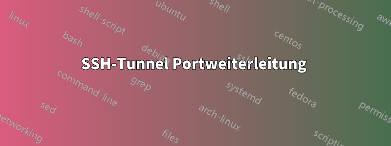 SSH-Tunnel Portweiterleitung