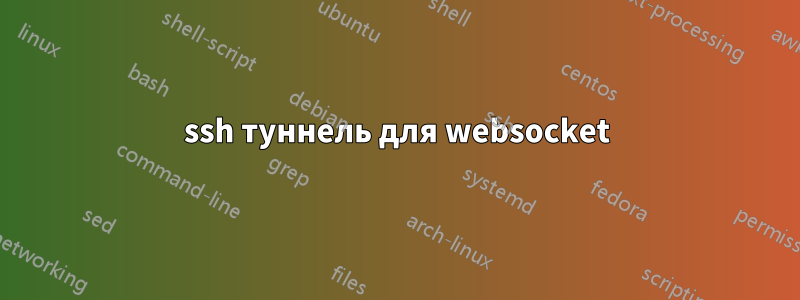 ssh туннель для websocket