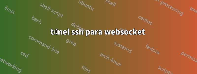 túnel ssh para websocket