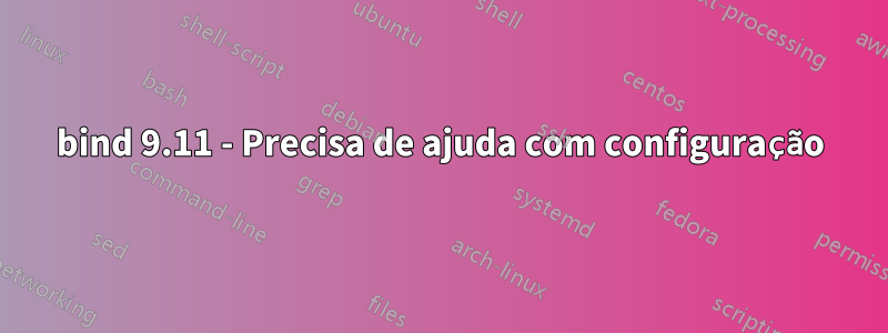 bind 9.11 - Precisa de ajuda com configuração