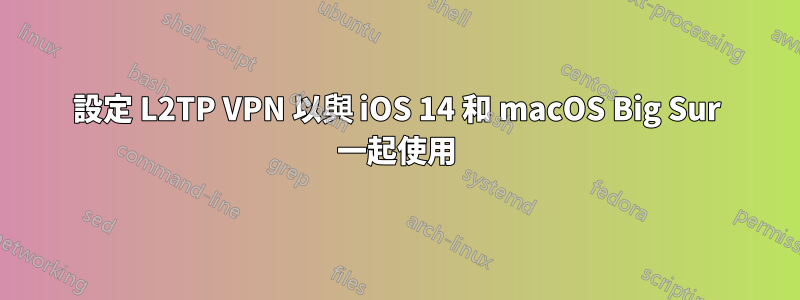 設定 L2TP VPN 以與 iOS 14 和 macOS Big Sur 一起使用